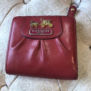 Coach snap closure wallet